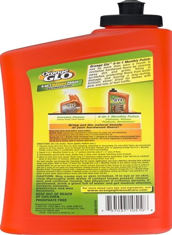 ORANGE GLO Hardwood Floor 4-in-1 Monthly Polish, 24 Oz (Pack of 4) - Image 5